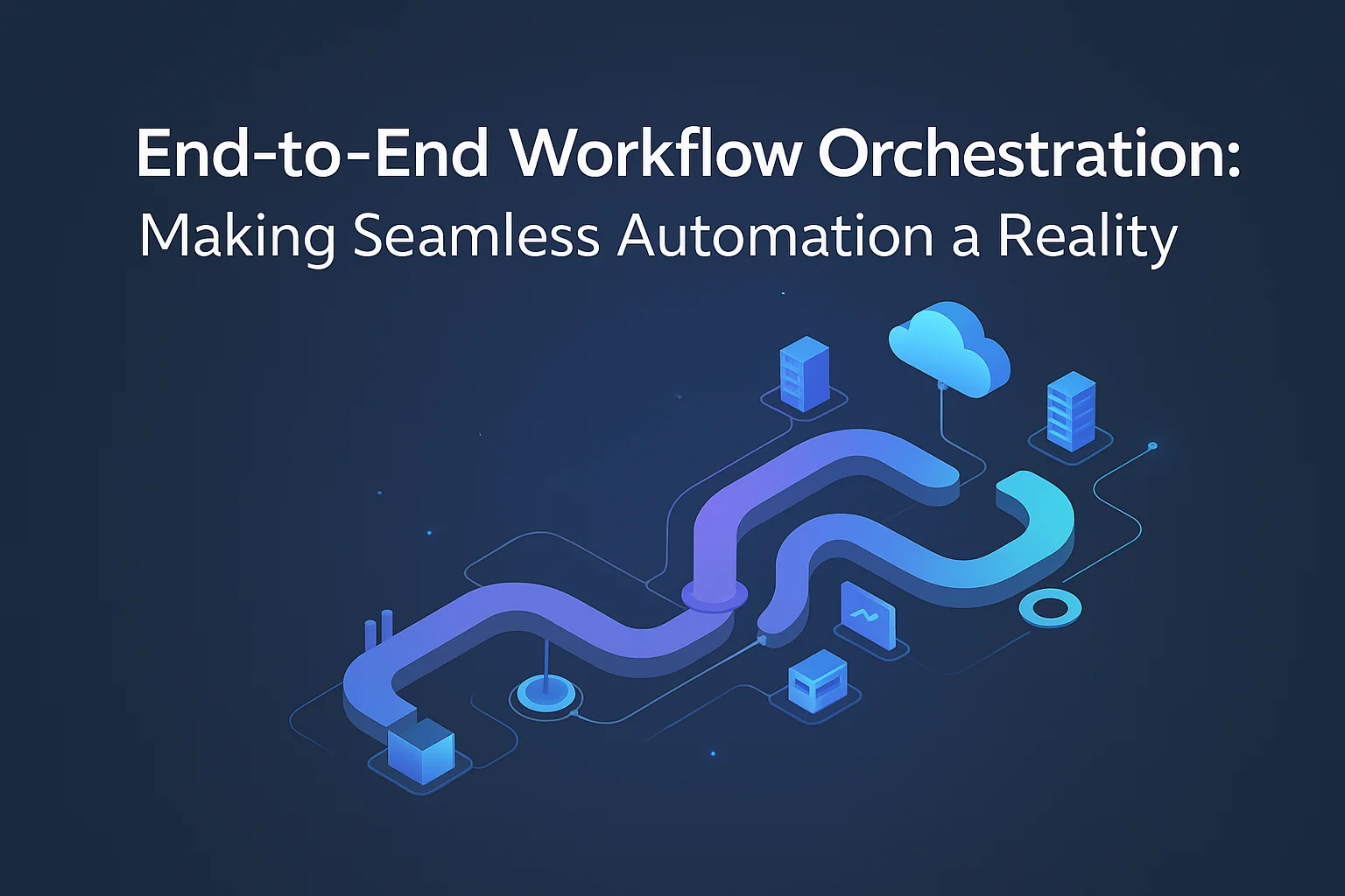 Modern enterprise workflow orchestration visualization