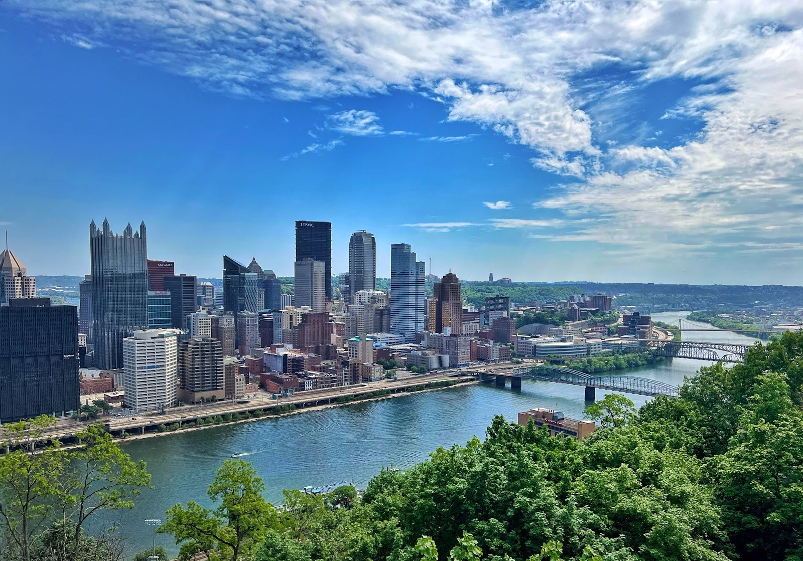 Bethel Park PA cityscape