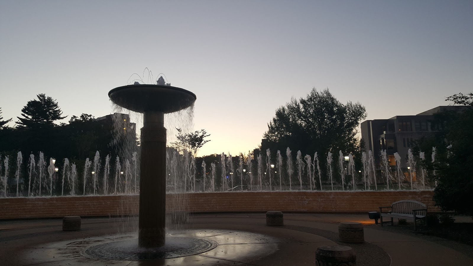 Bloomington IN cityscape