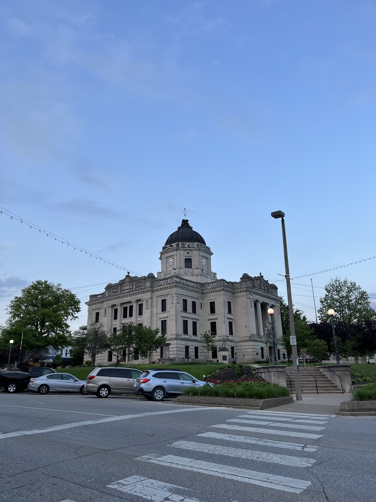 Bloomington IN cityscape