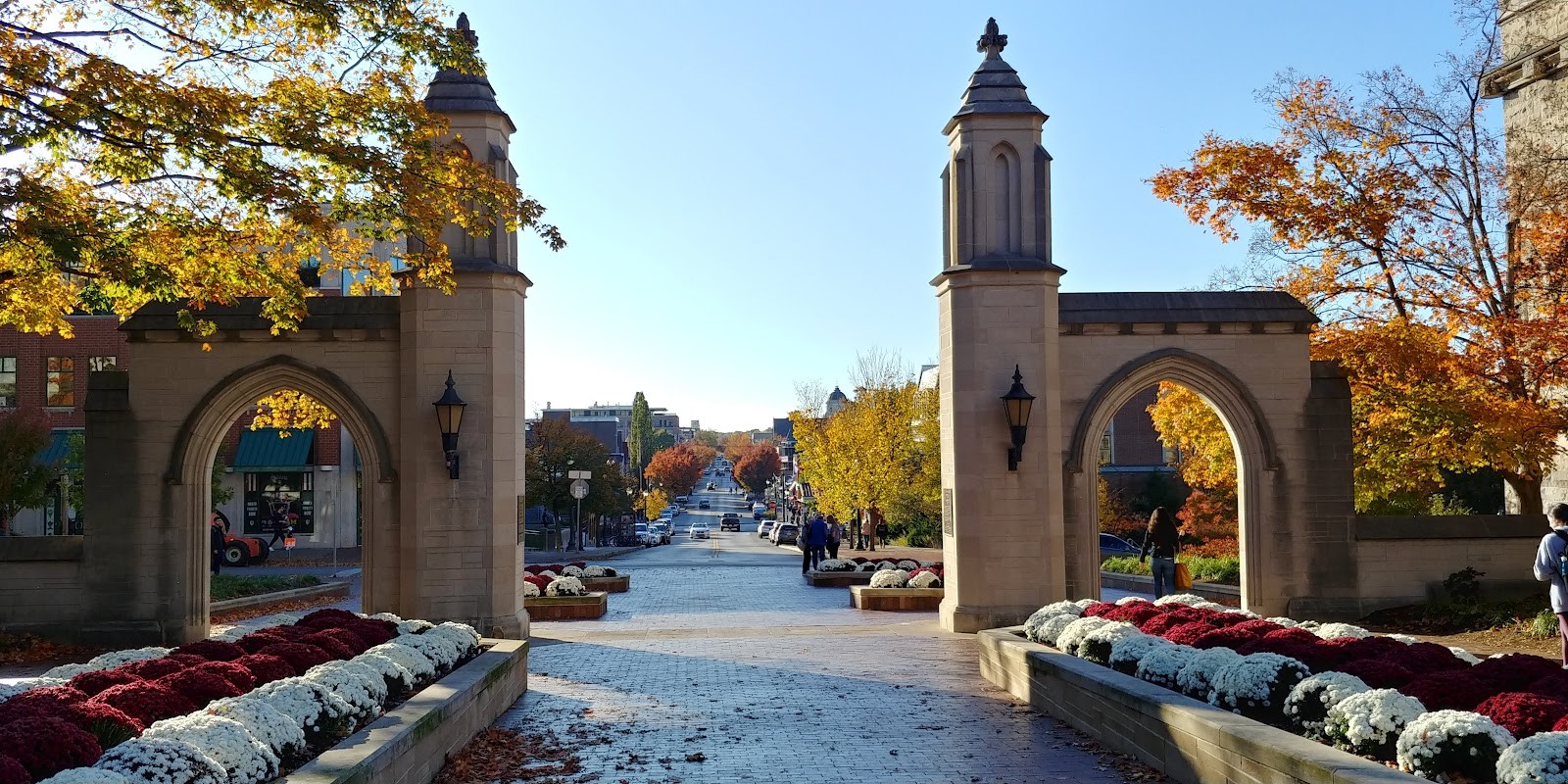 Bloomington IN cityscape