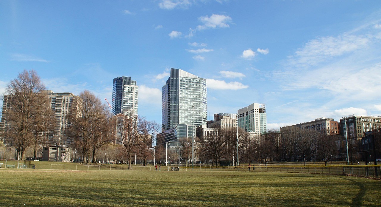 Boston cityscape and skyline