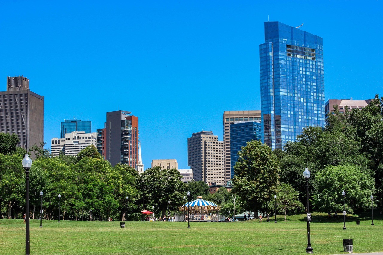 Boston cityscape and skyline
