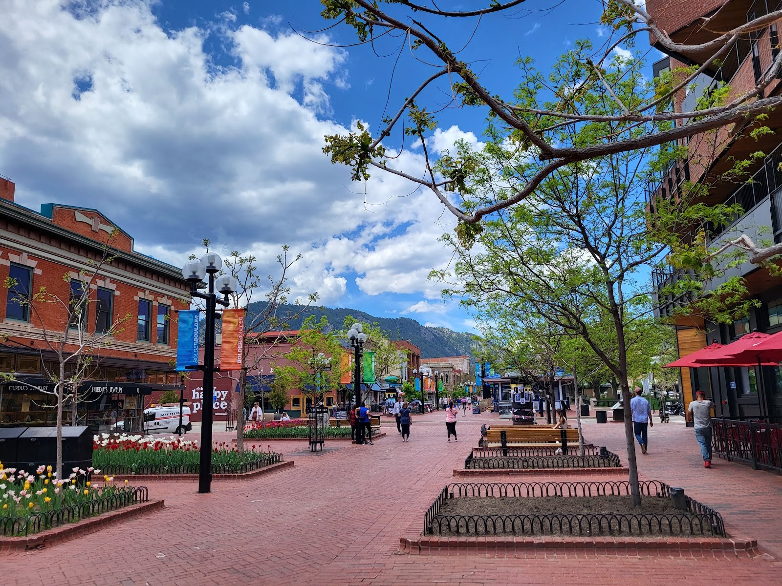 Boulder CO cityscape