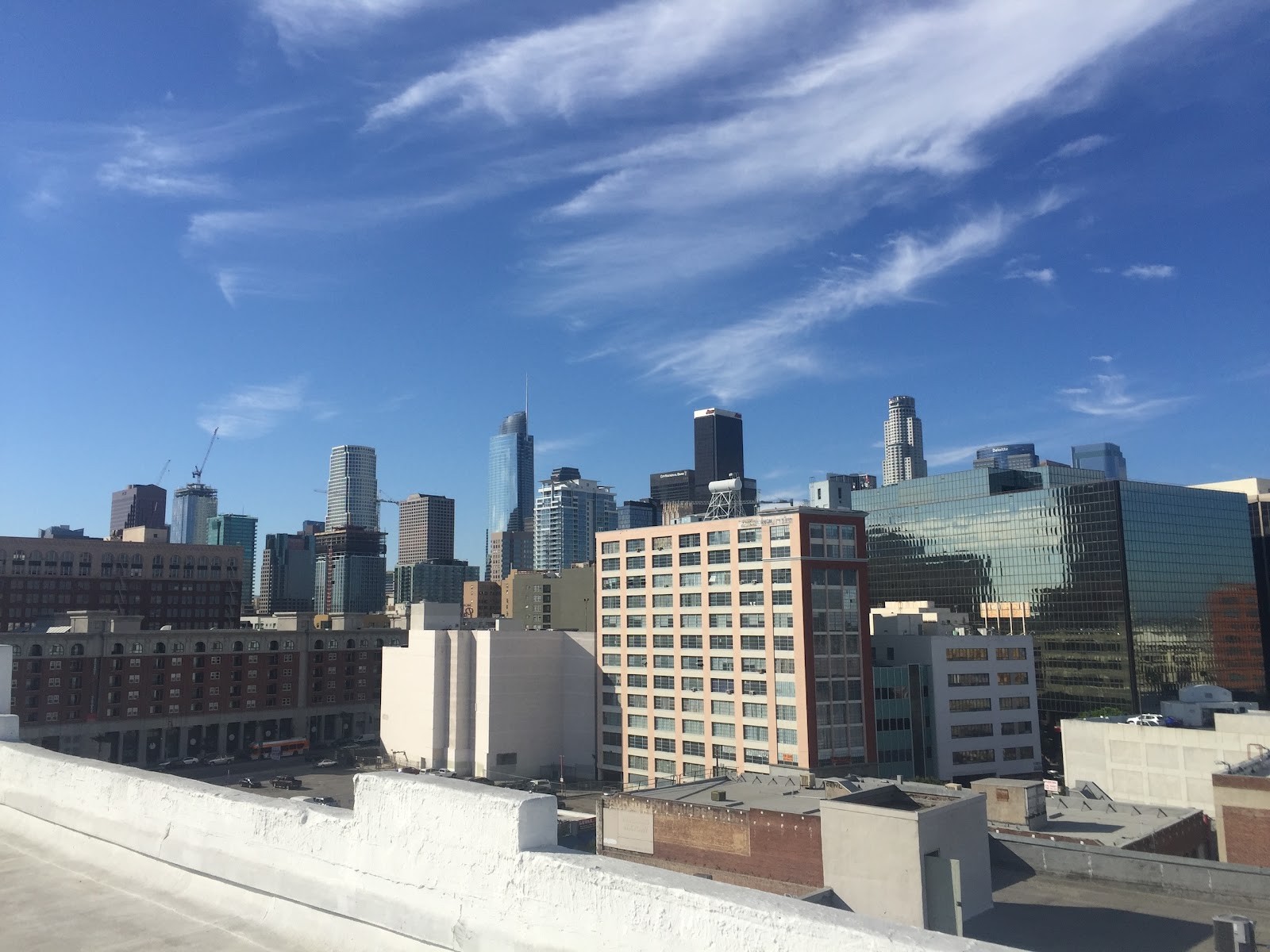 Central LA cityscape