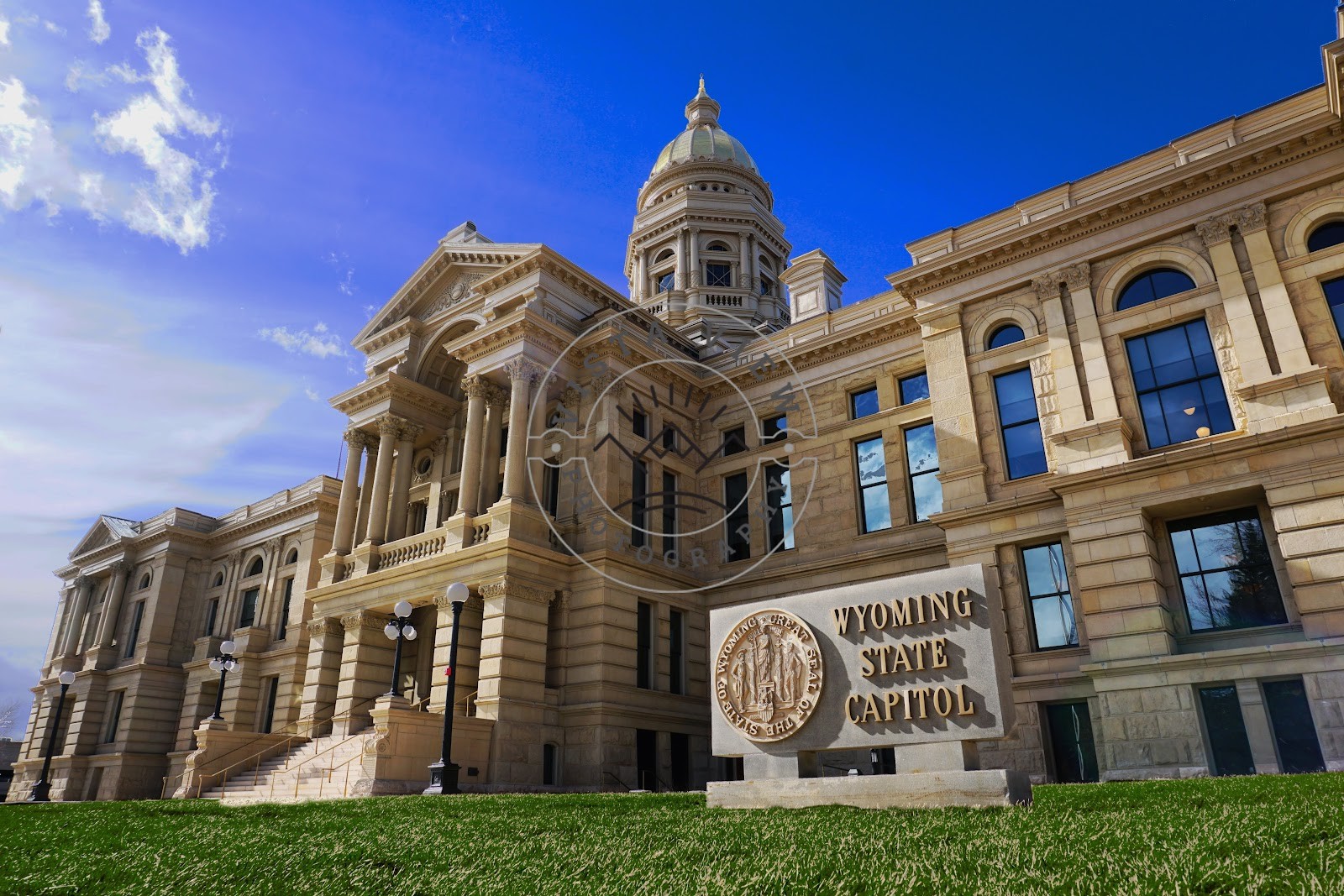 Cheyenne WY cityscape