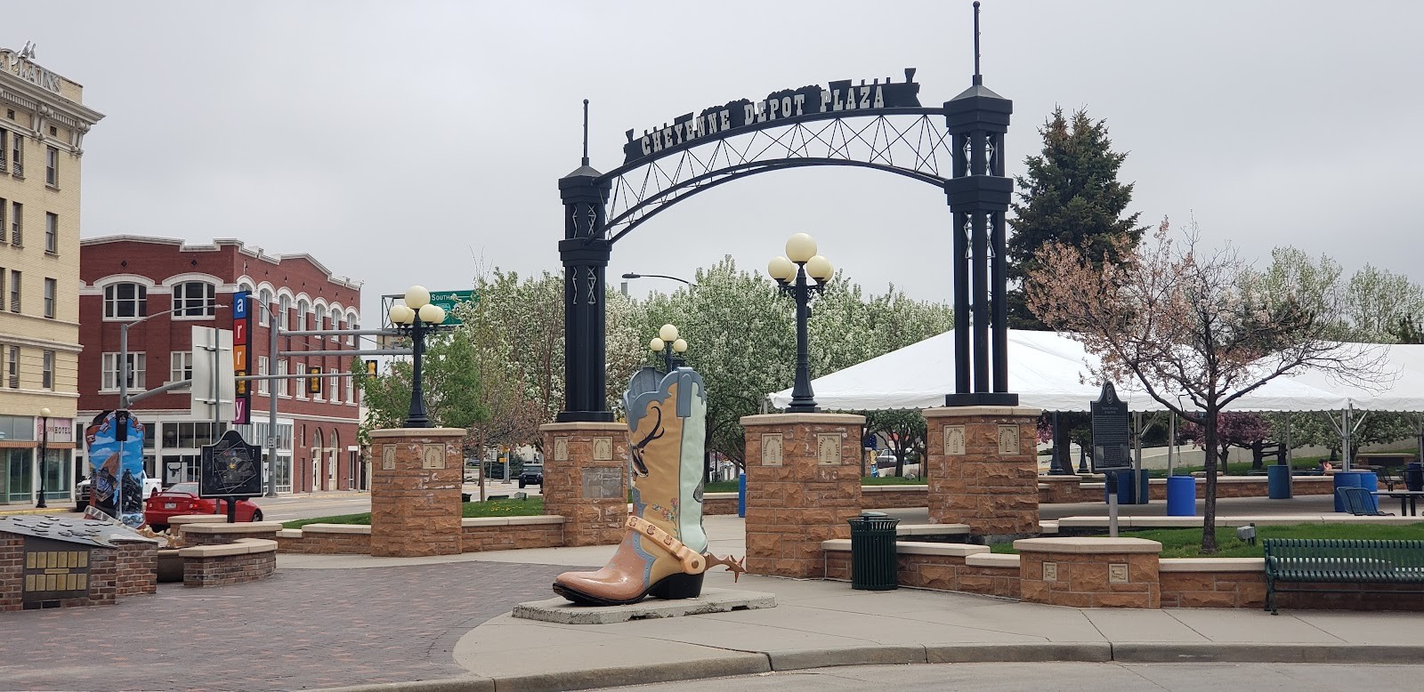 Cheyenne WY cityscape