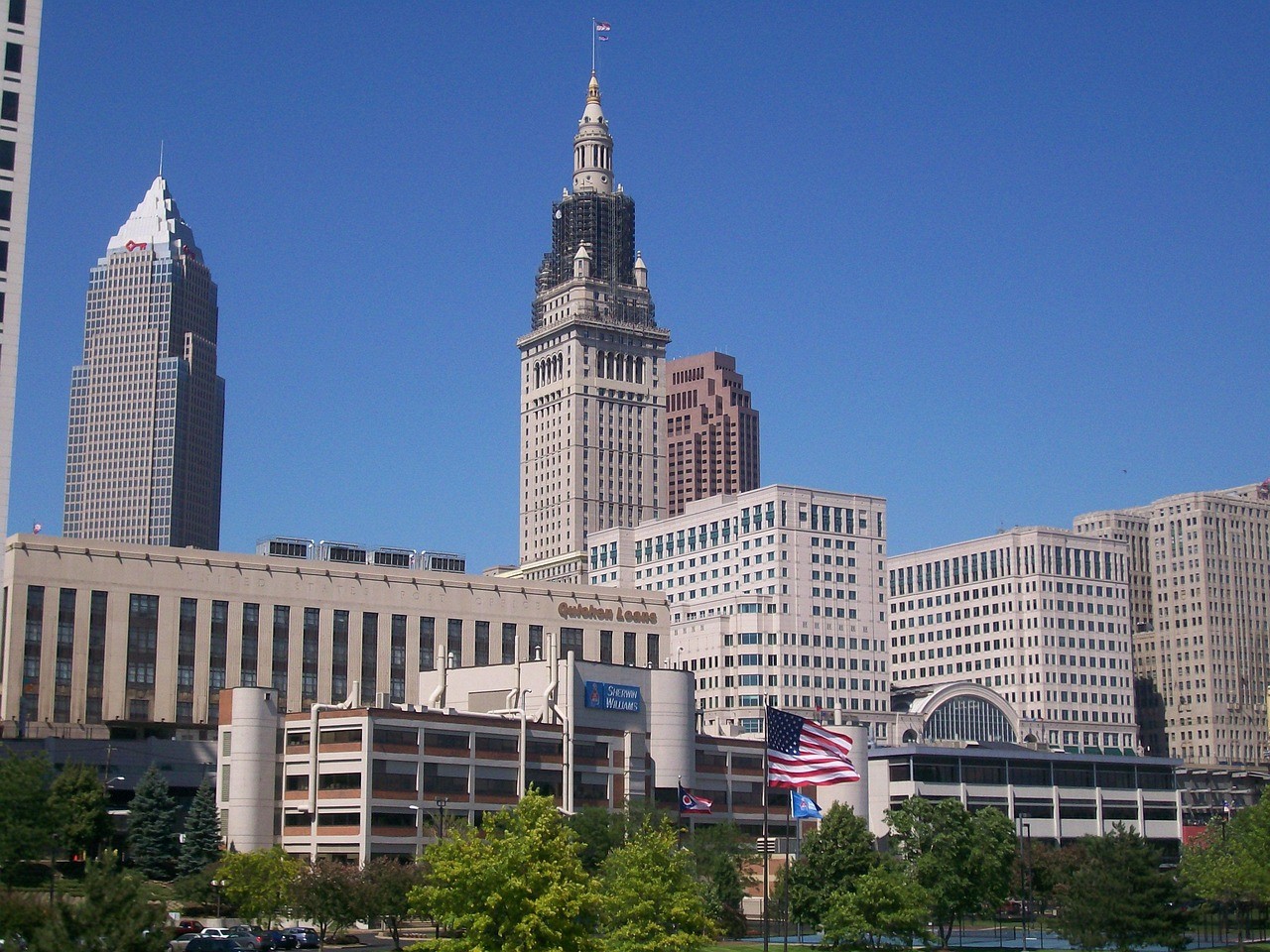 Cleveland cityscape and skyline