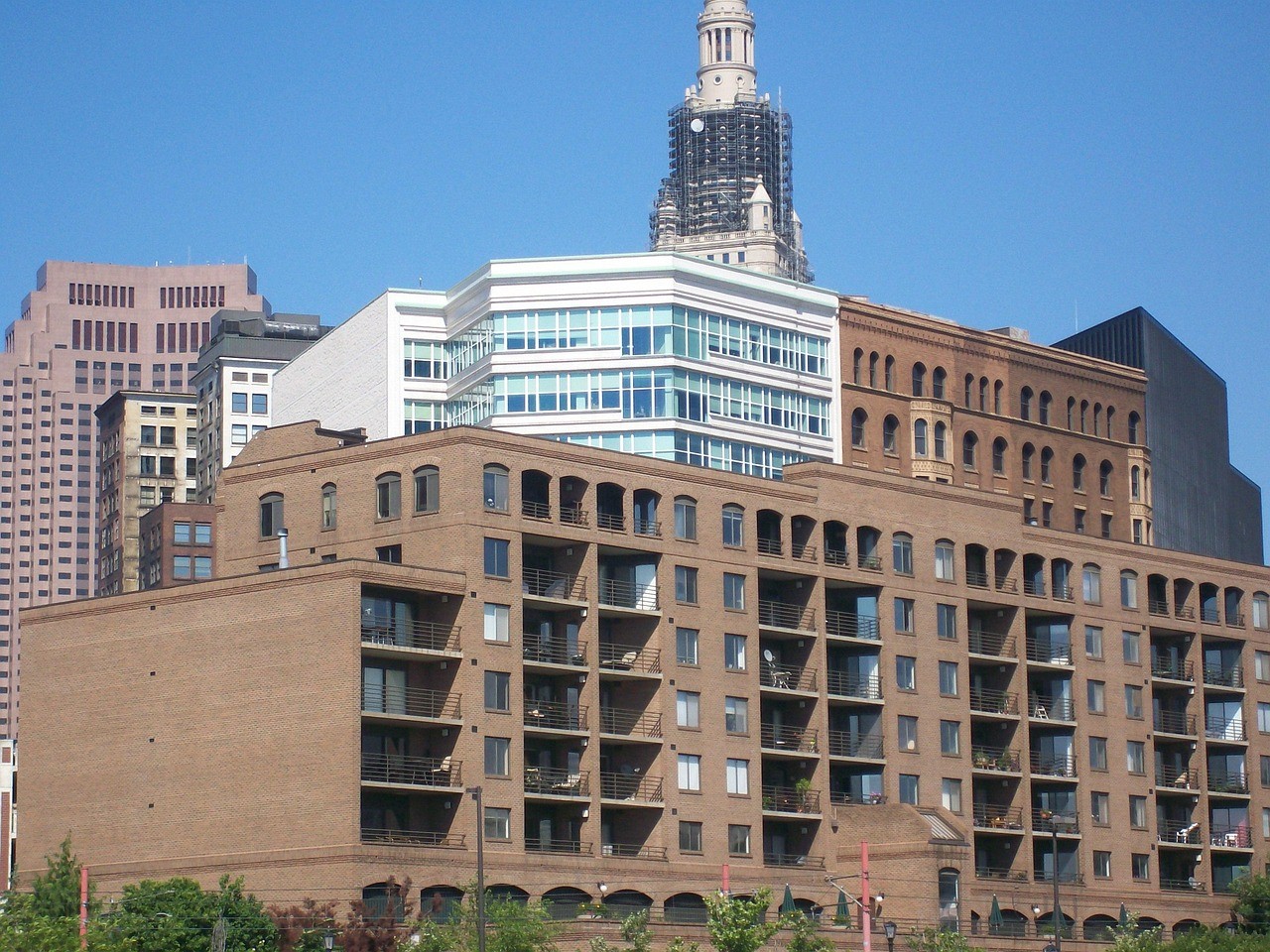 Cleveland cityscape and skyline