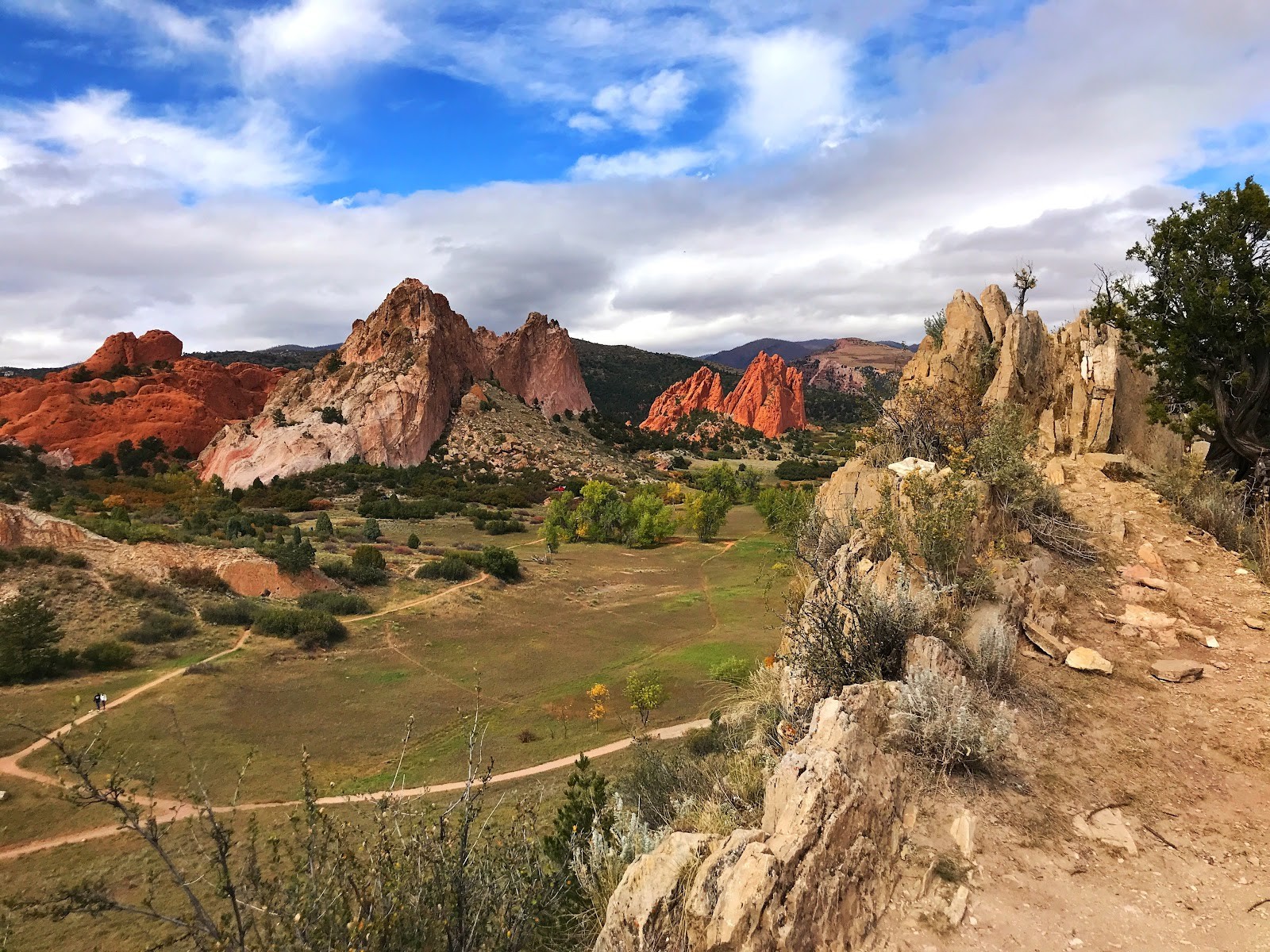 Colorado Springs CO cityscape