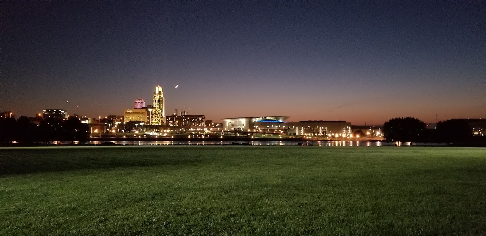 Council Bluffs IA cityscape