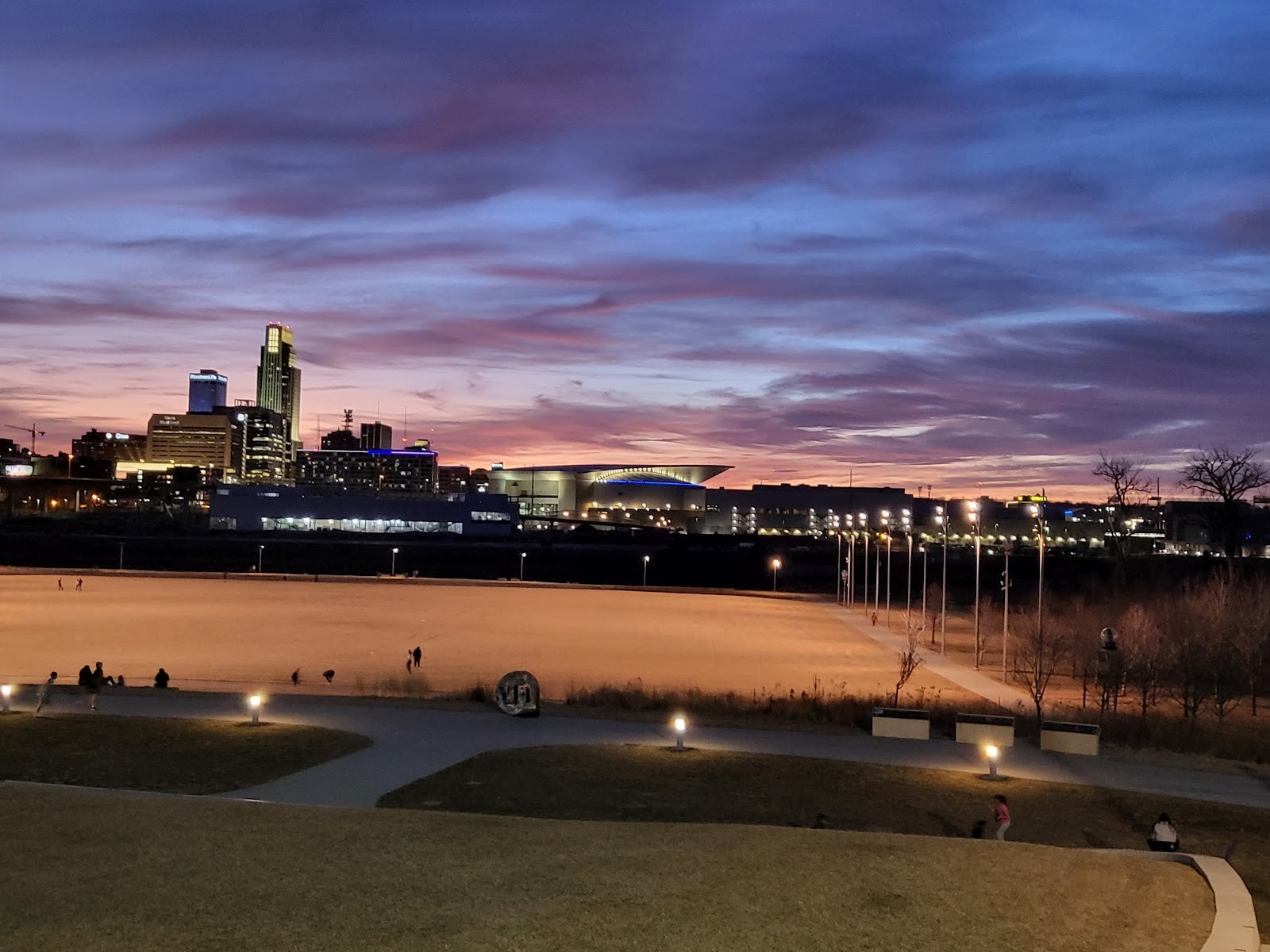 Council Bluffs IA cityscape