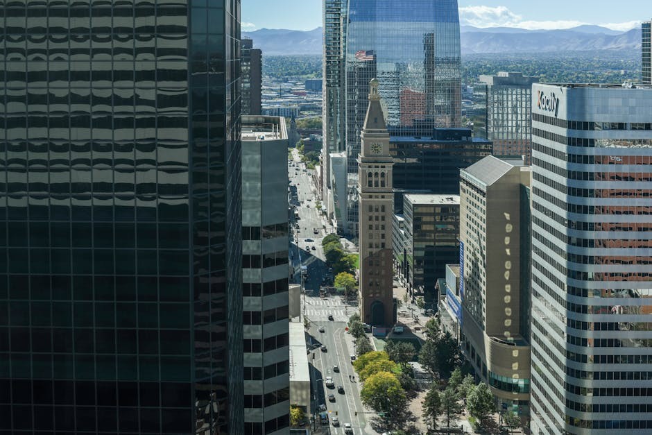 Denver cityscape and skyline