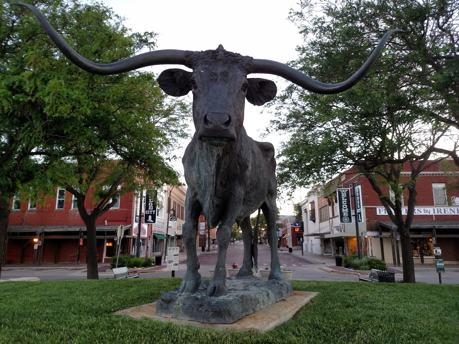 Dodge City KS cityscape