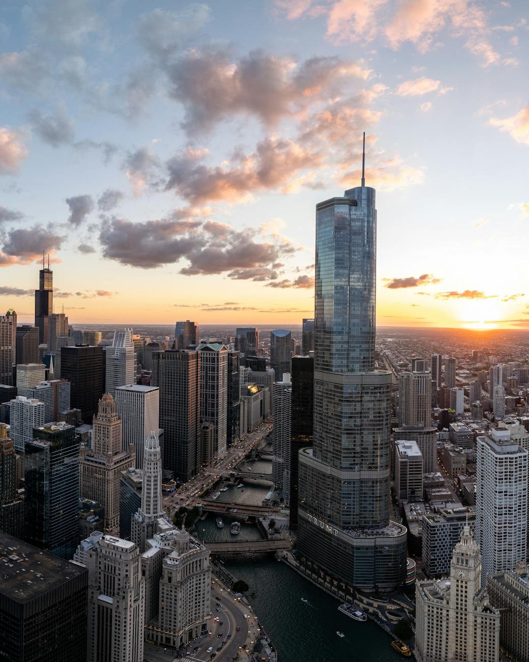 Elkhart IN cityscape