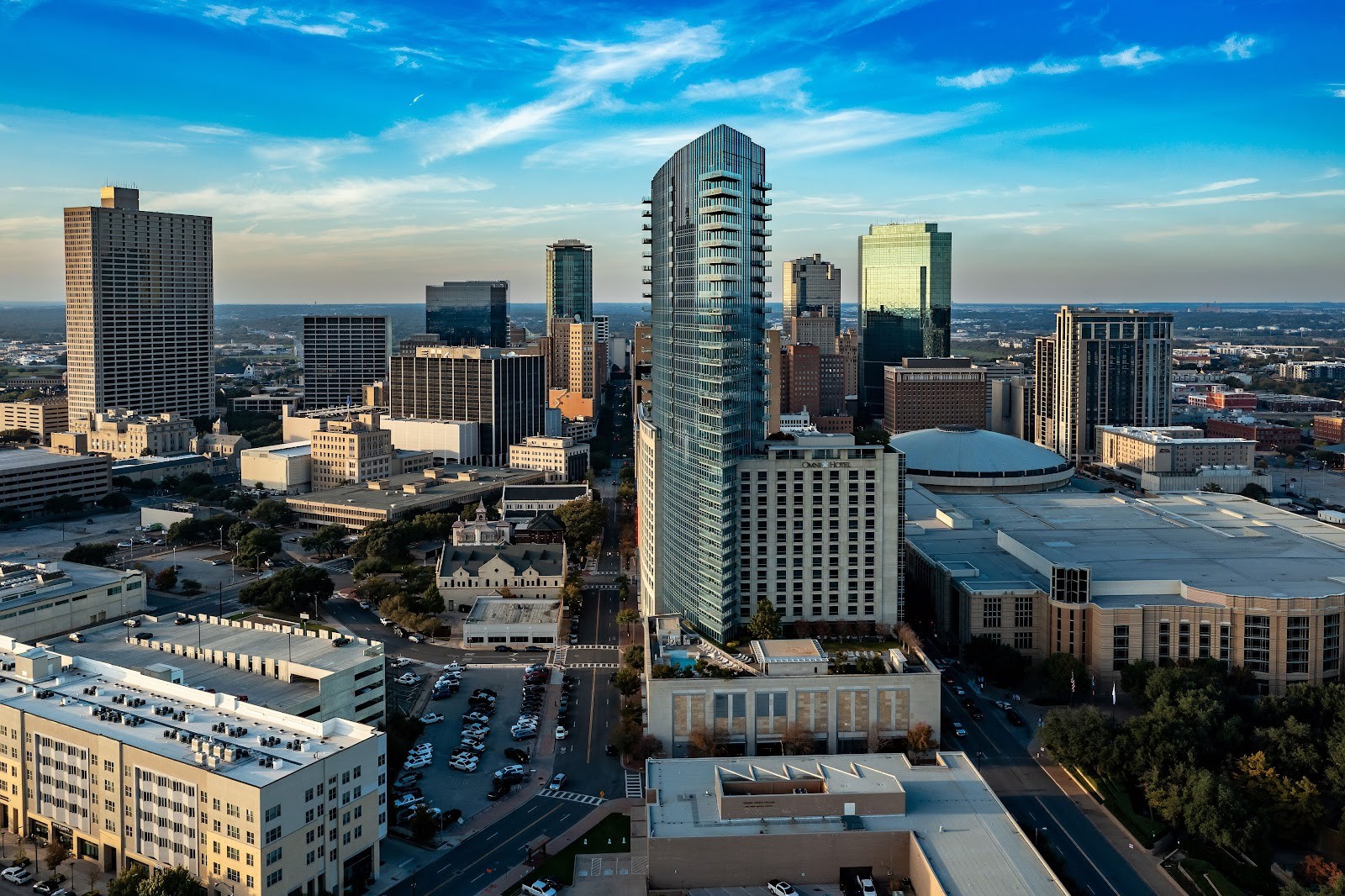 Fort Worth TX cityscape