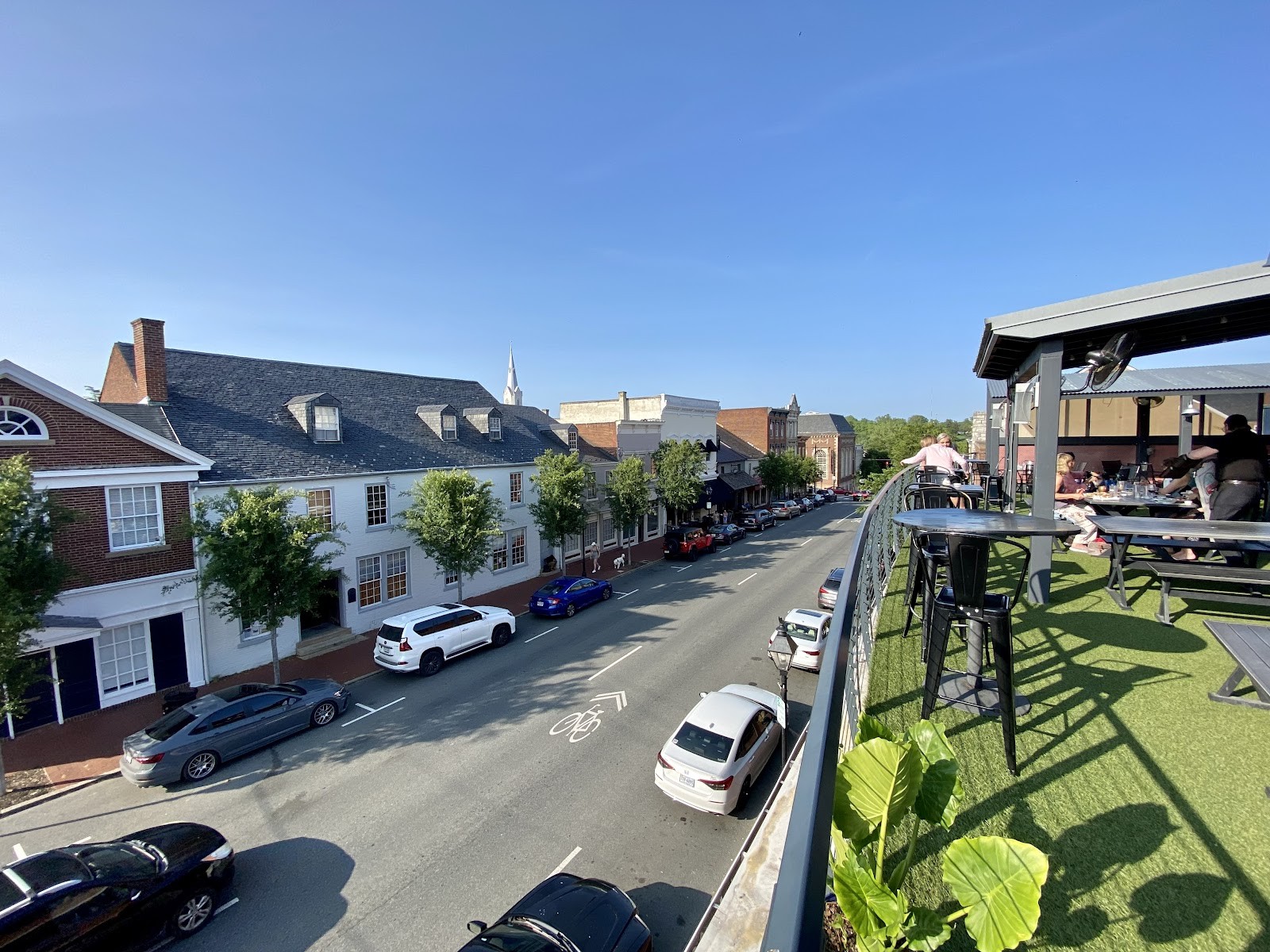 Fredericksburg VA cityscape