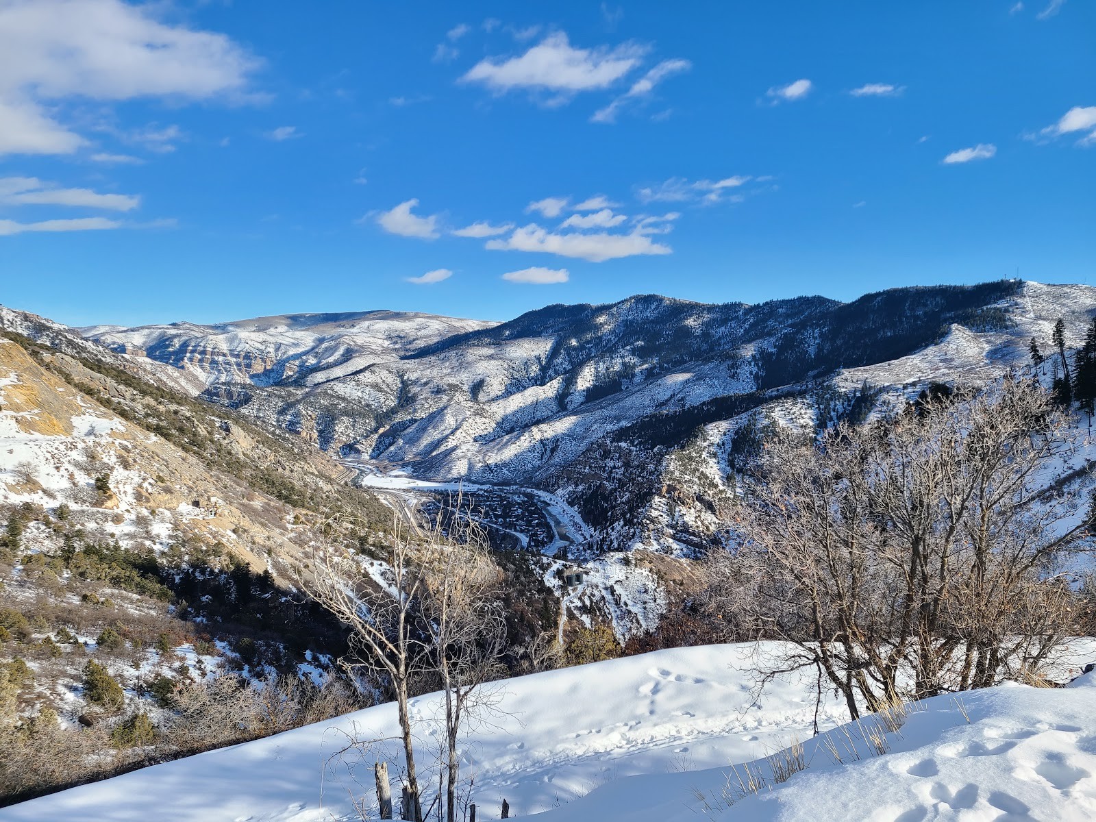 Glenwood Springs CO cityscape