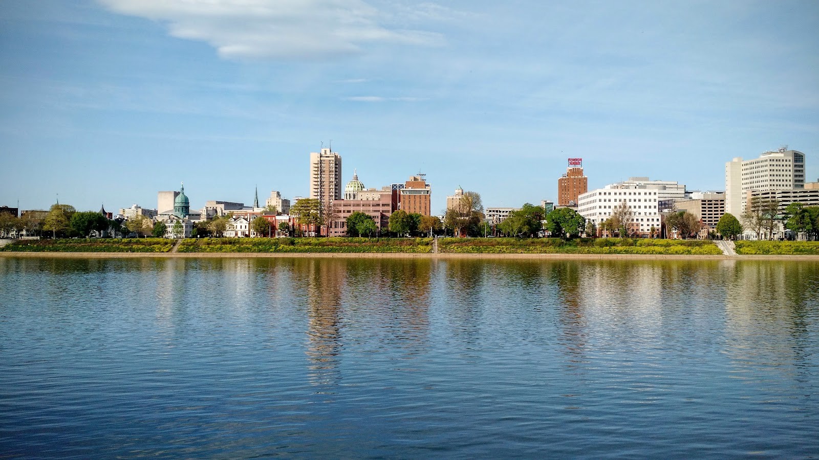 Harrisburg PA cityscape