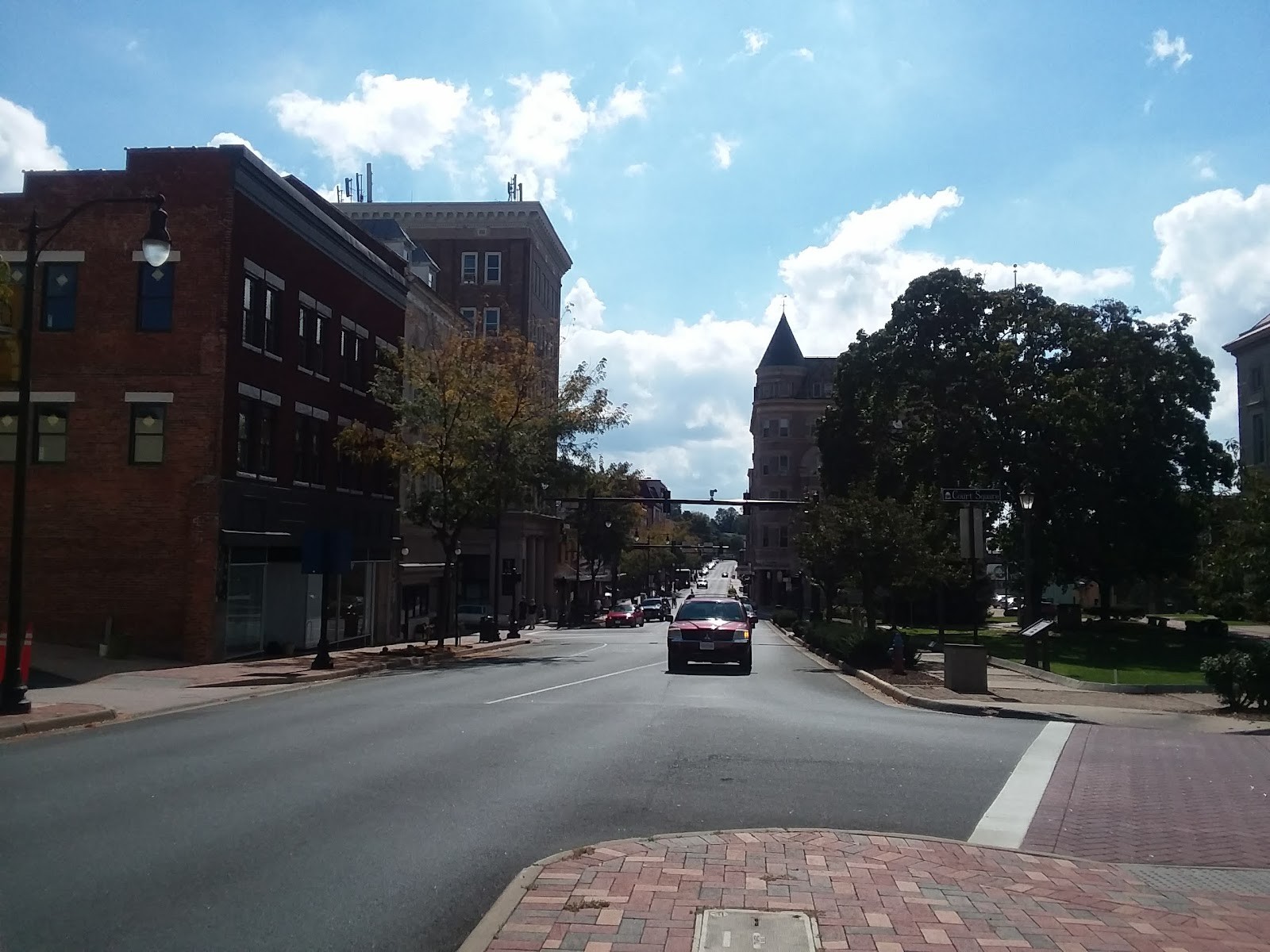 Harrisonburg VA cityscape