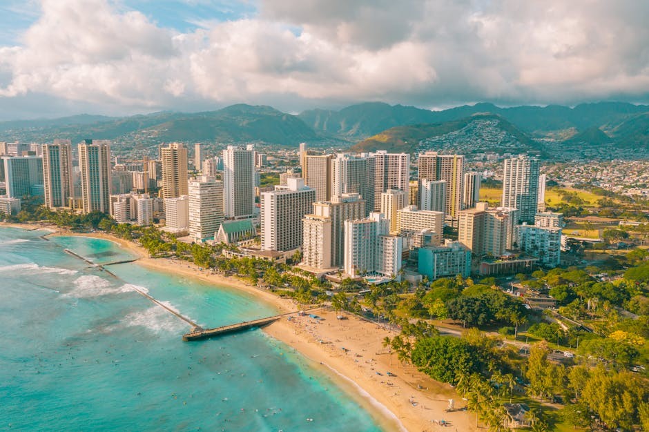Honolulu cityscape and skyline