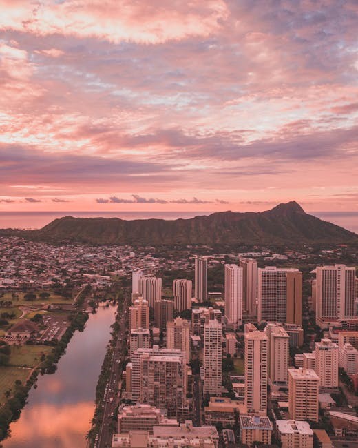Honolulu cityscape and skyline