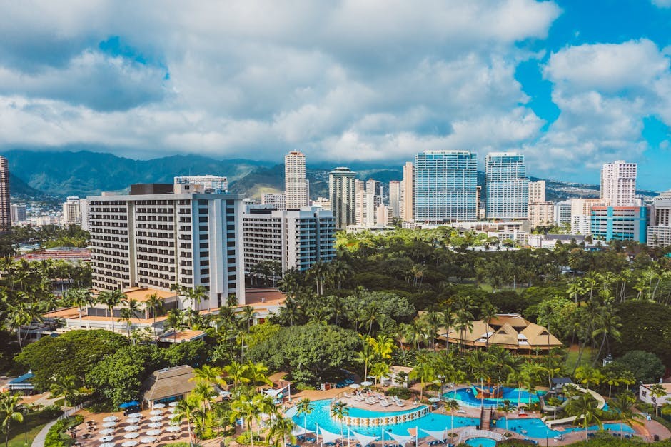 Honolulu cityscape and skyline