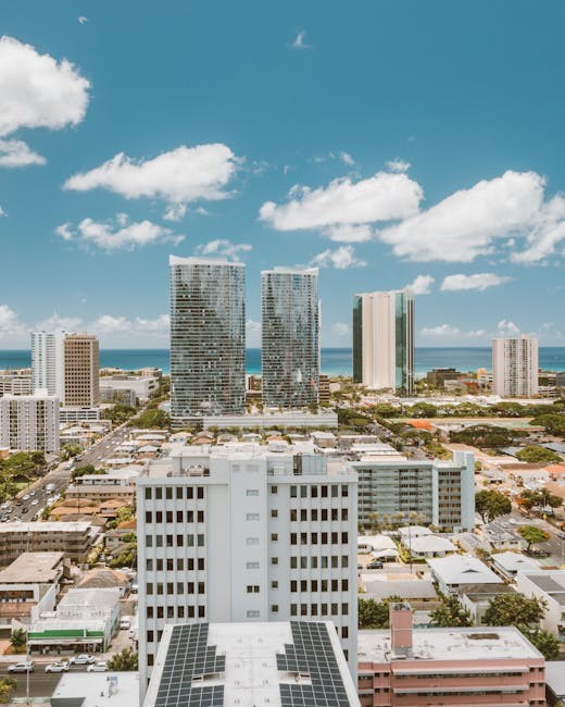 Honolulu cityscape and skyline