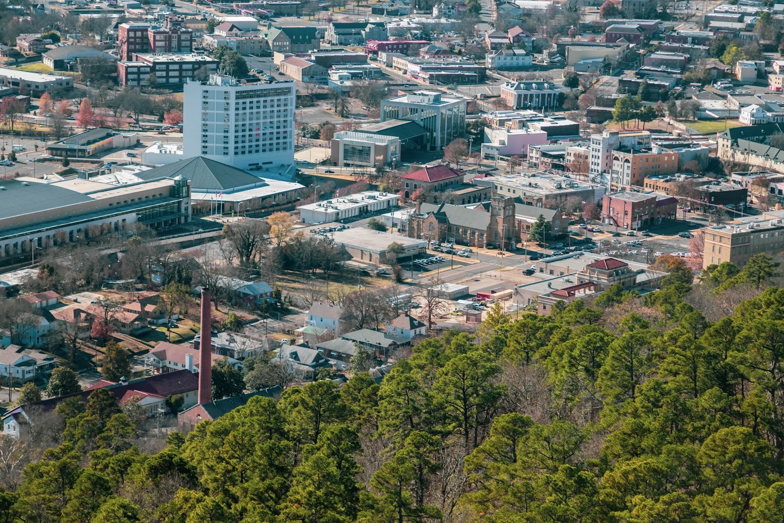 Hot Springs AR cityscape