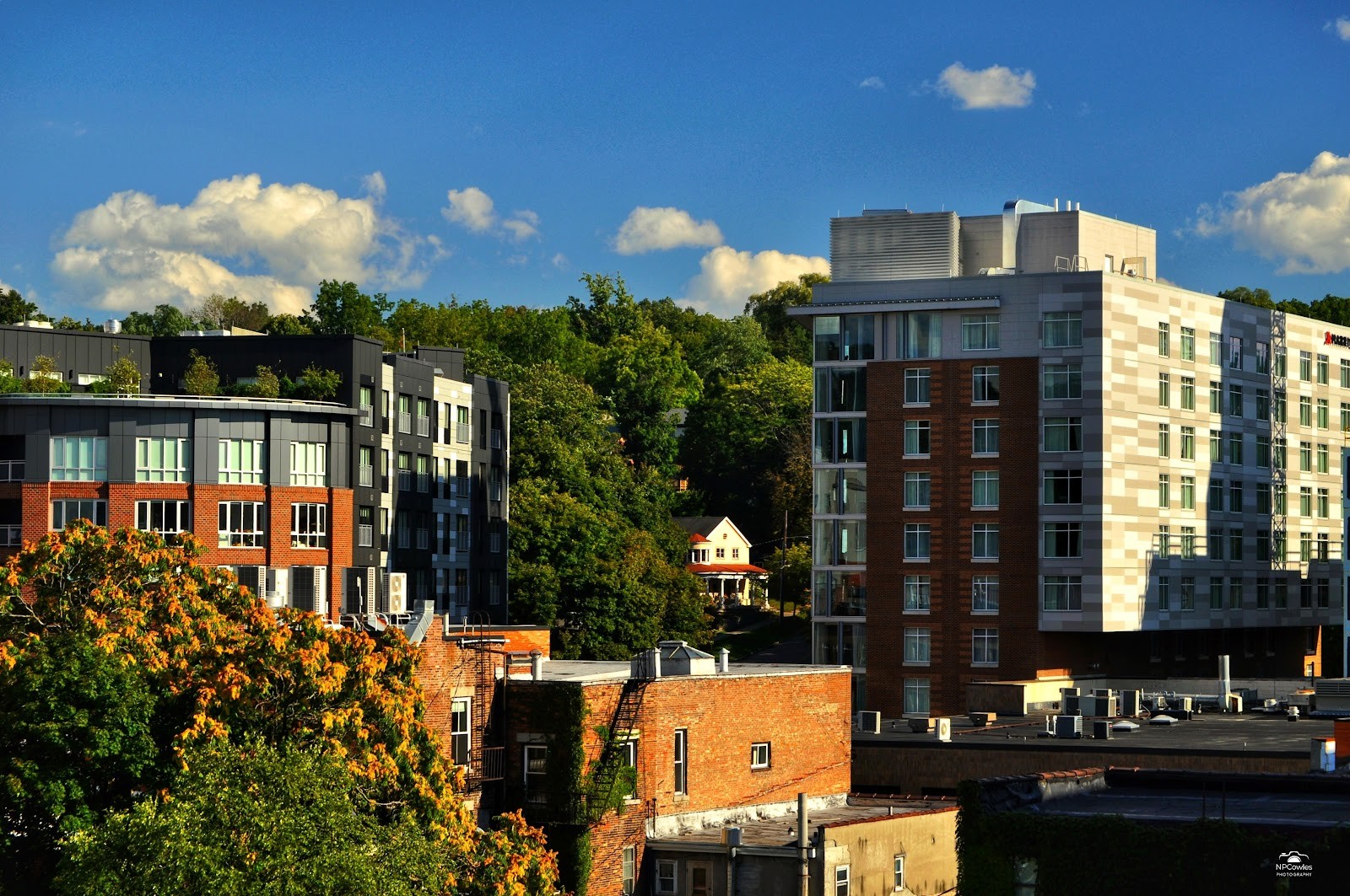 Ithaca NY cityscape