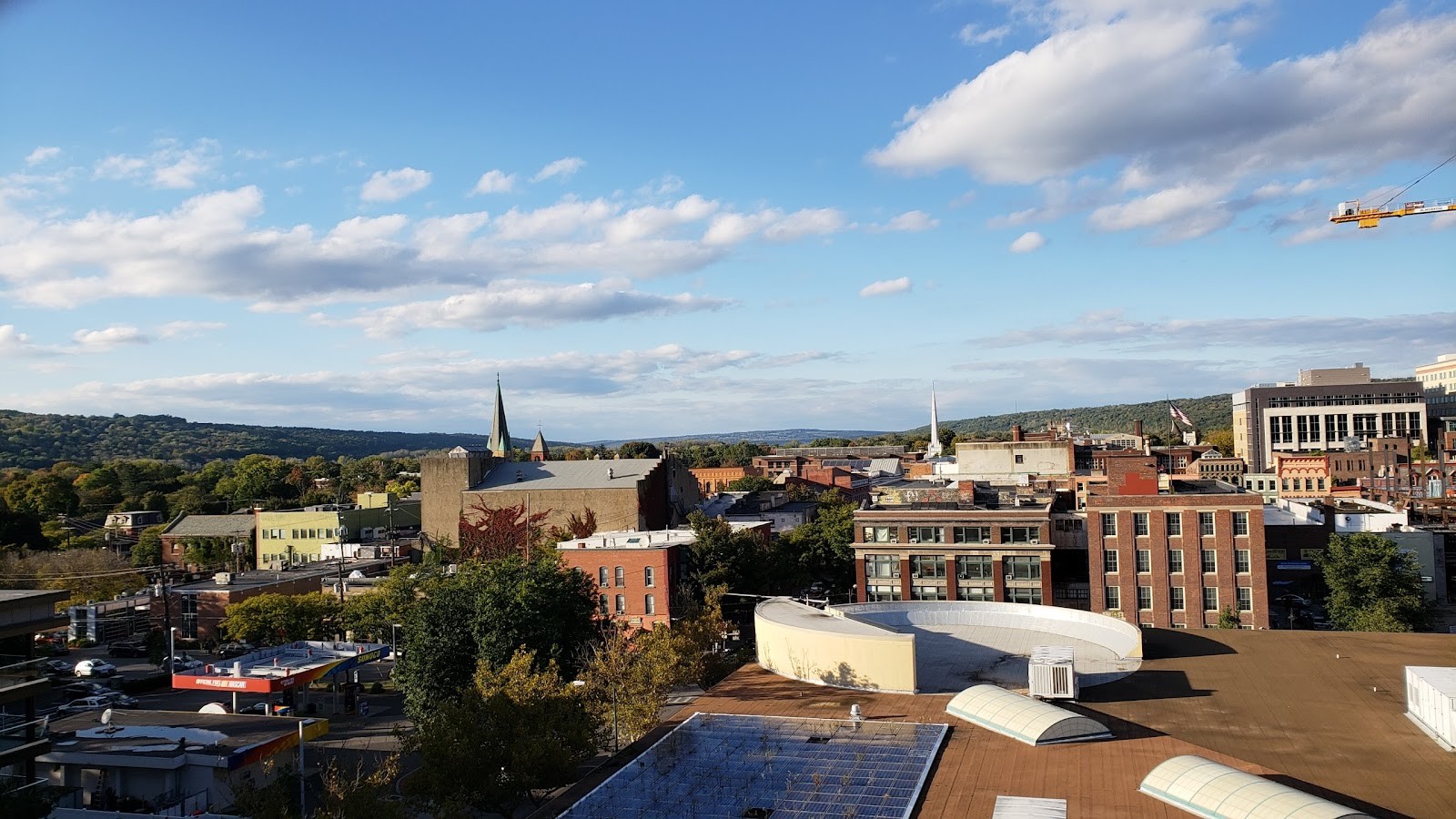 Ithaca NY cityscape