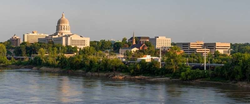 Jefferson City MO cityscape