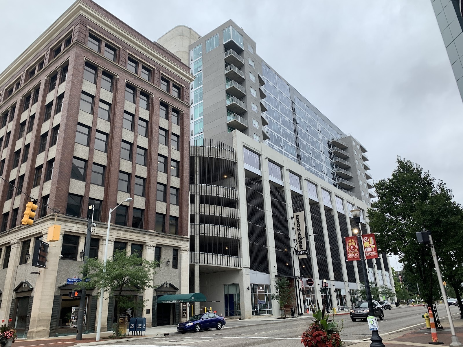 Kalamazoo MI cityscape