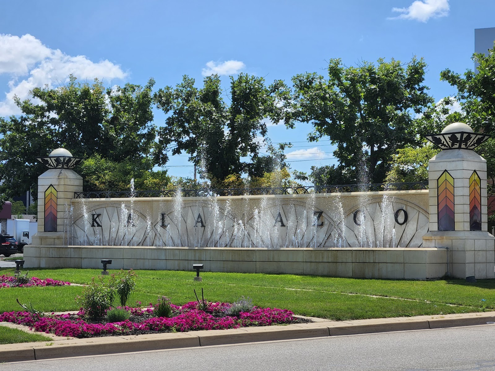 Kalamazoo MI cityscape