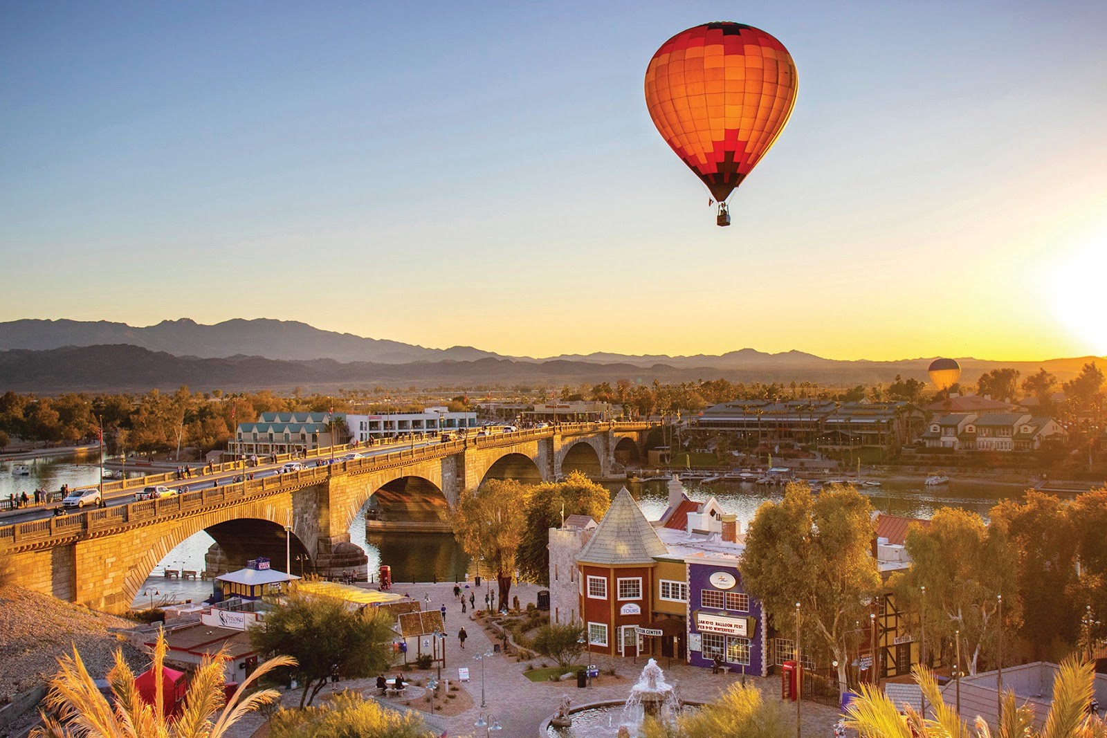 Lake Havasu City AZ cityscape