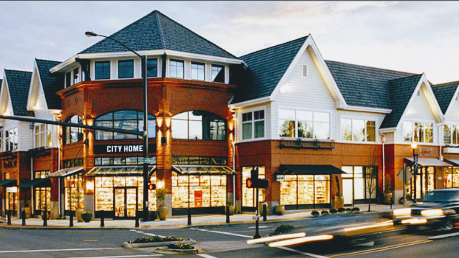 Lake Oswego OR cityscape