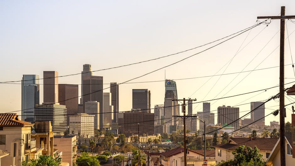 Los Angeles cityscape and skyline