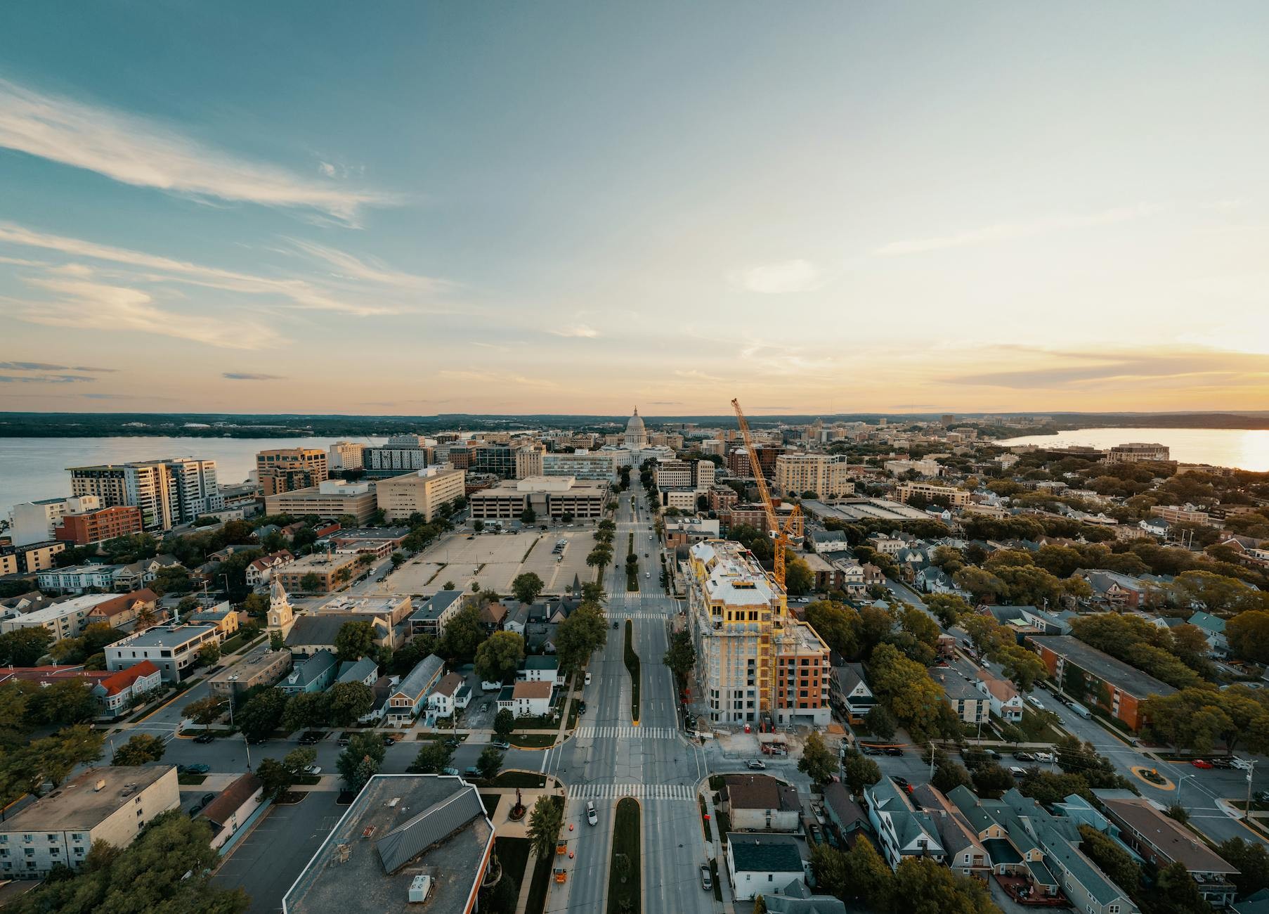 Madison WI cityscape