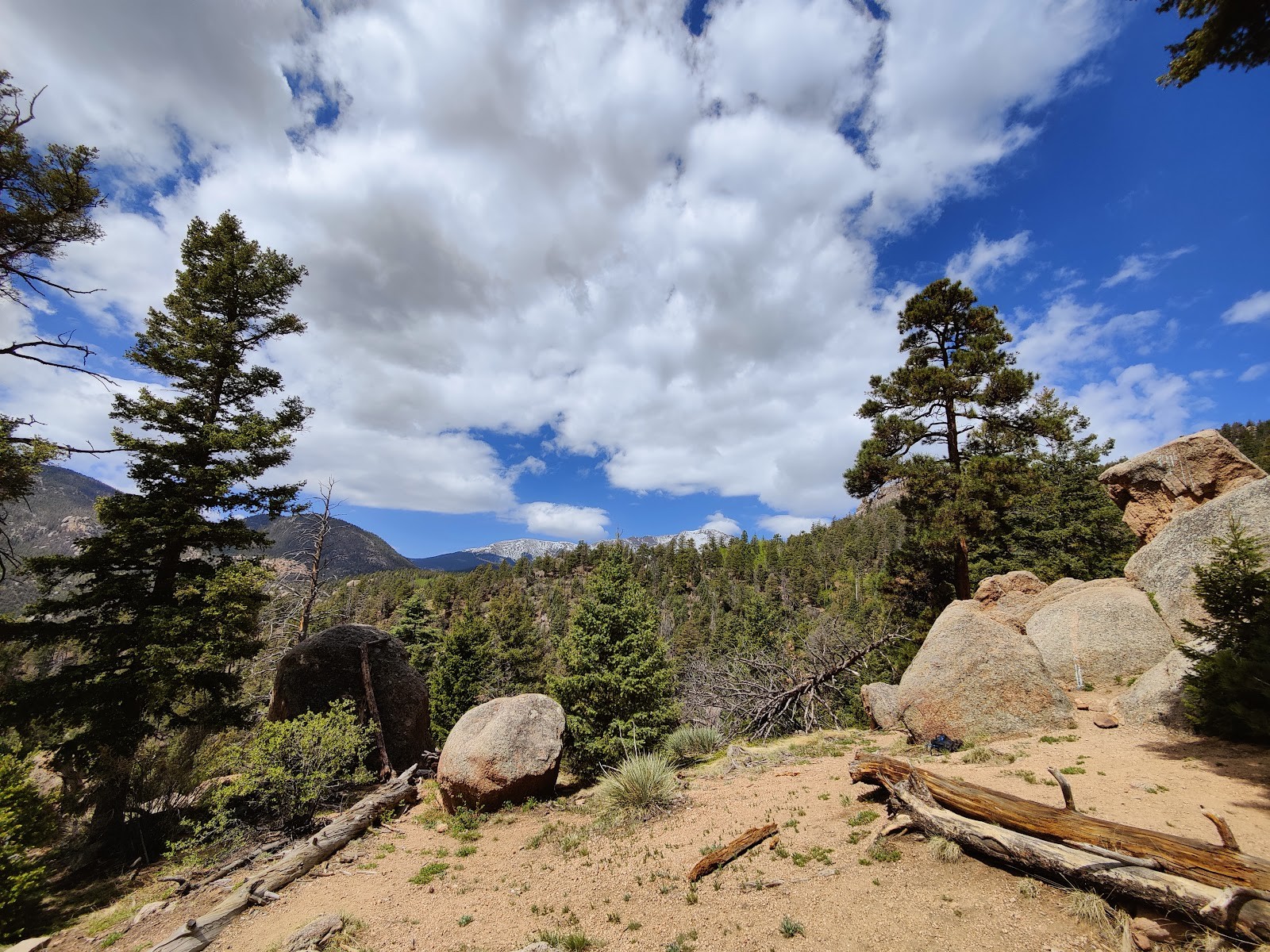 Manitou Springs CO cityscape