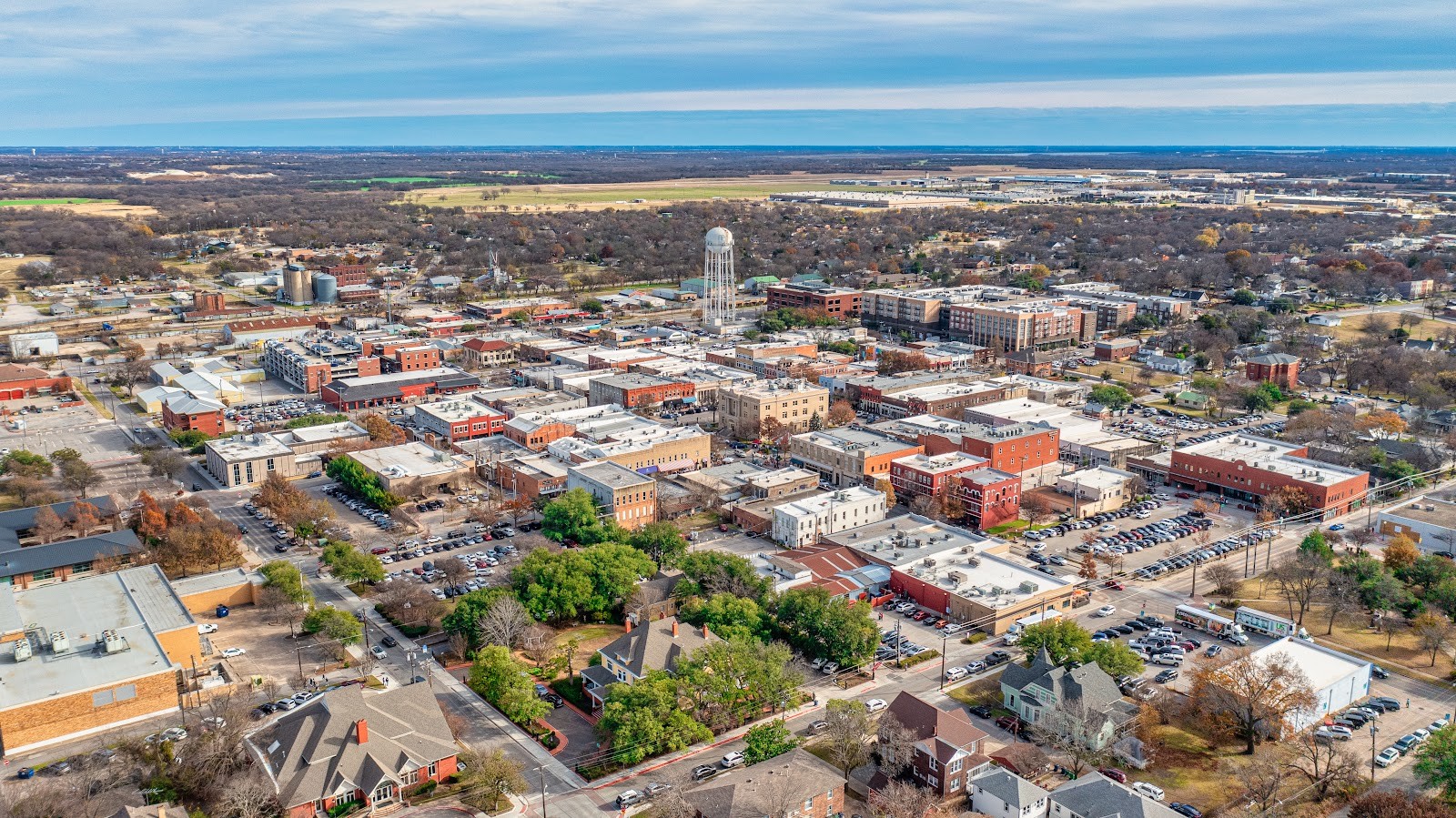 Mckinney TX cityscape