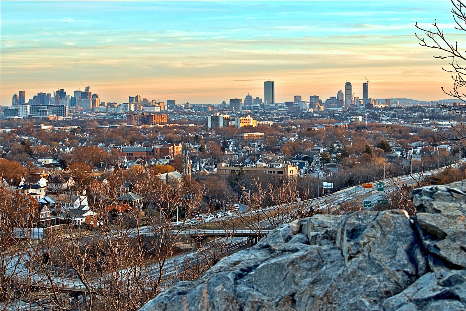Medford MA cityscape