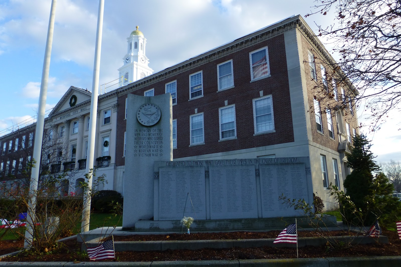Medford MA cityscape