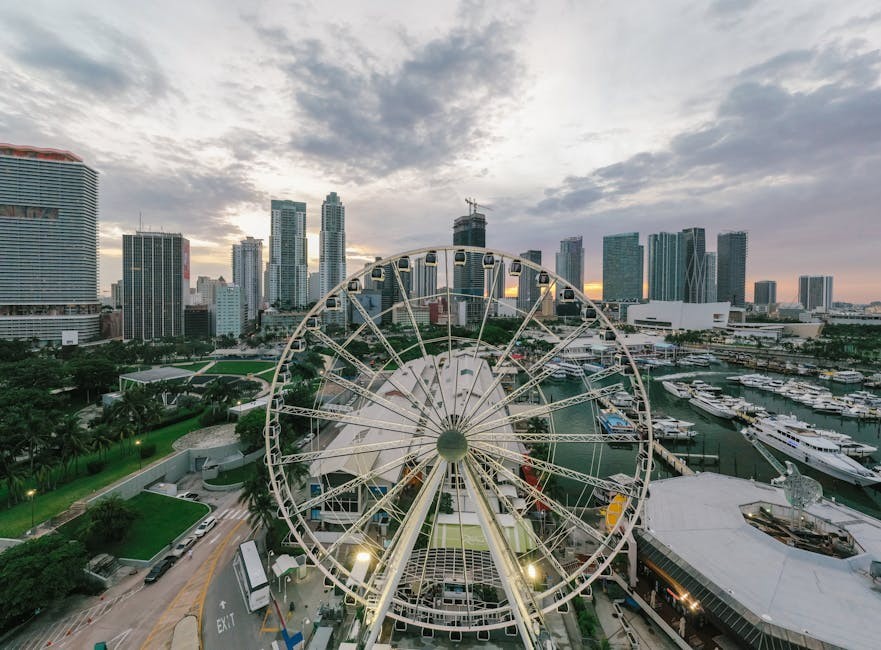 Miami cityscape and skyline