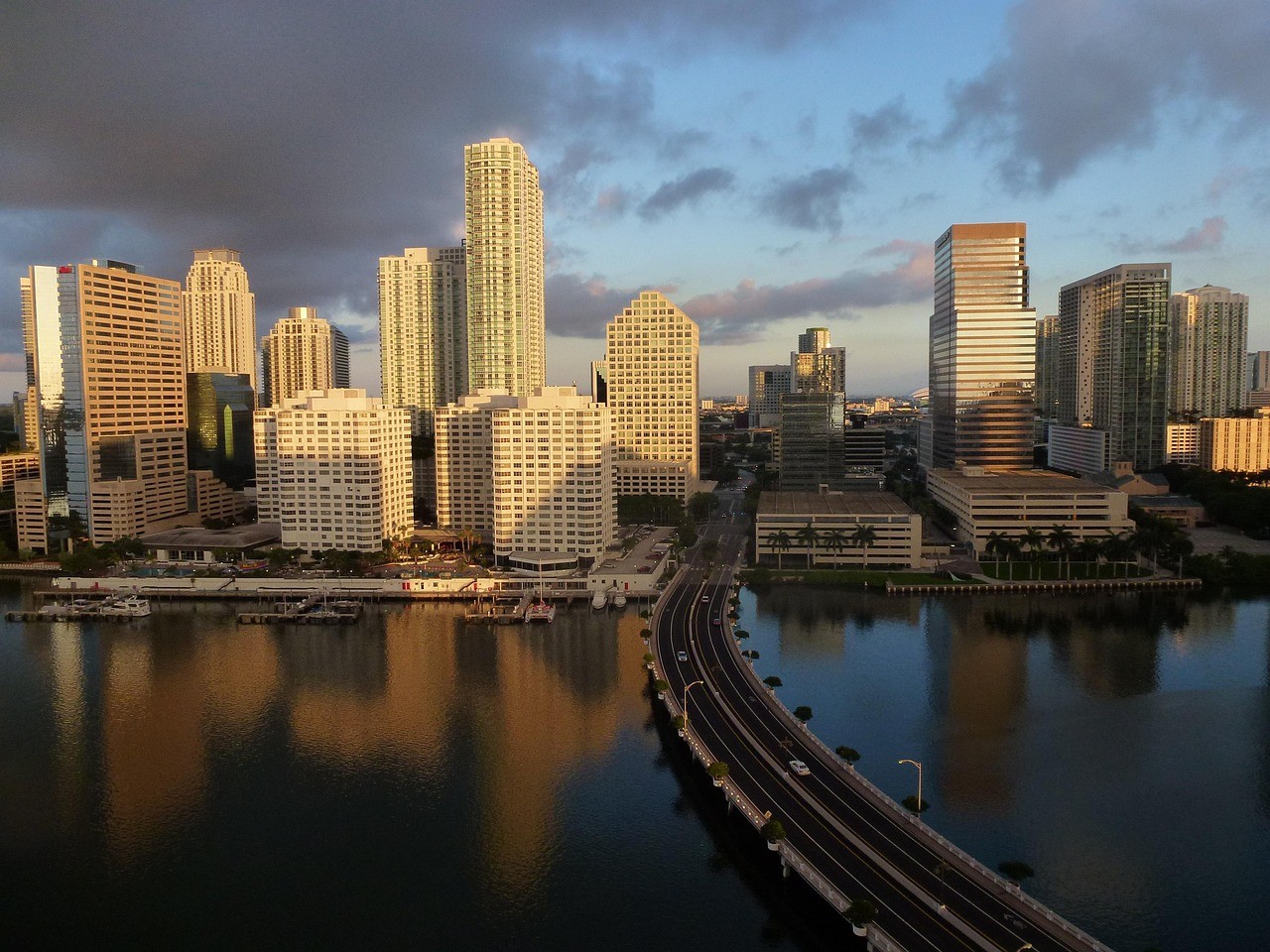 Miami cityscape and skyline