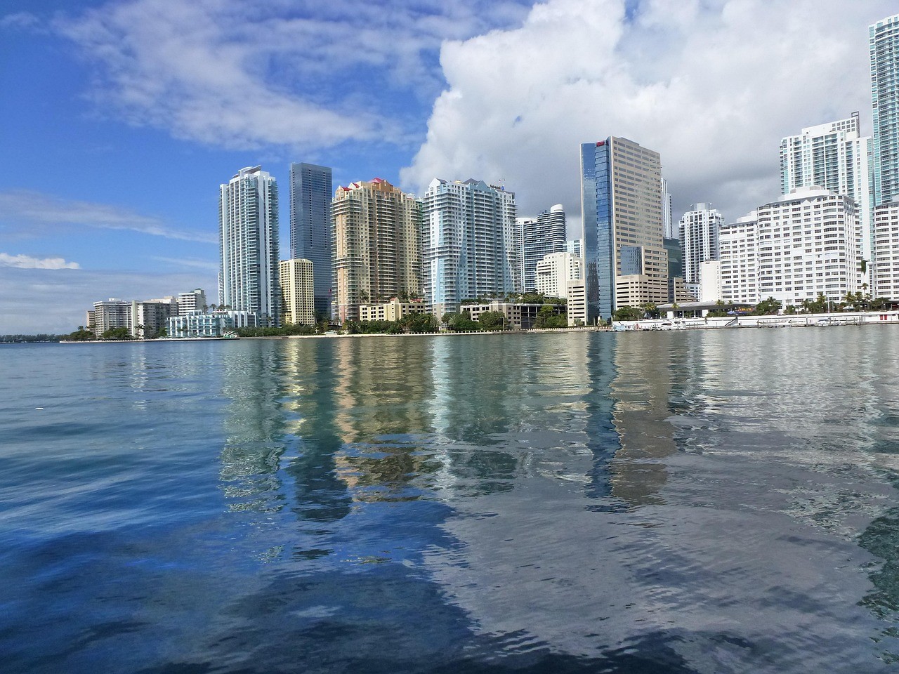 Miami cityscape and skyline