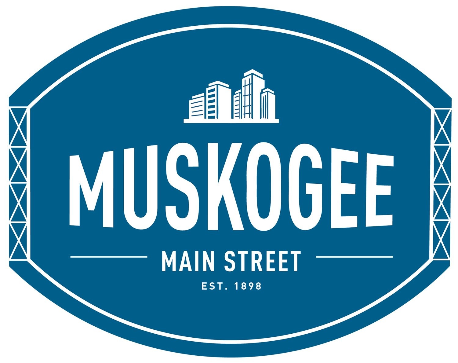 Muskogee OK cityscape