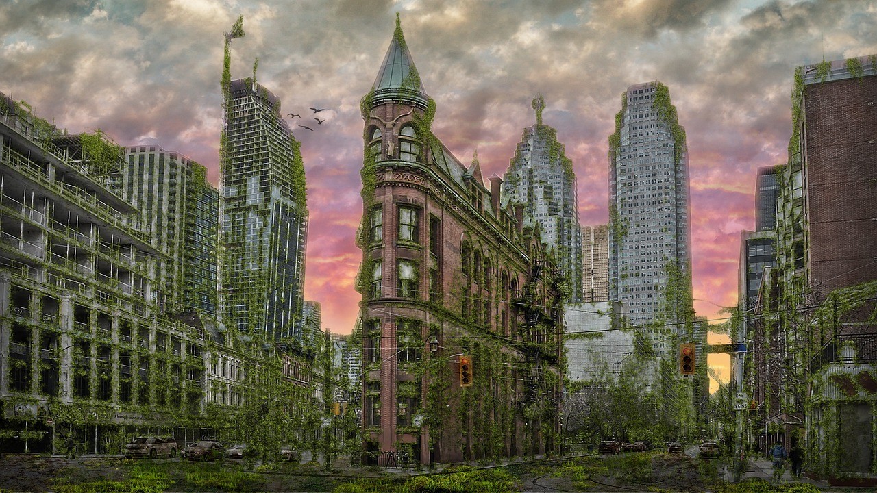 Ontario CA cityscape