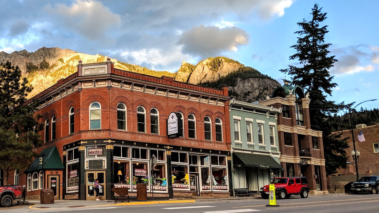 Ouray CO cityscape