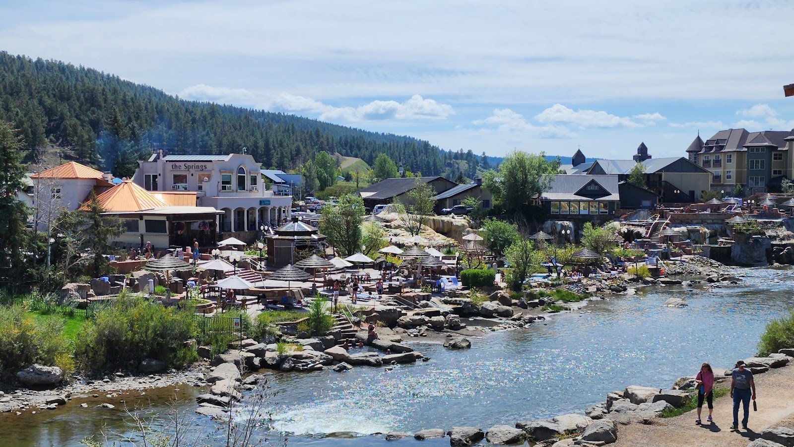Pagosa Springs CO cityscape