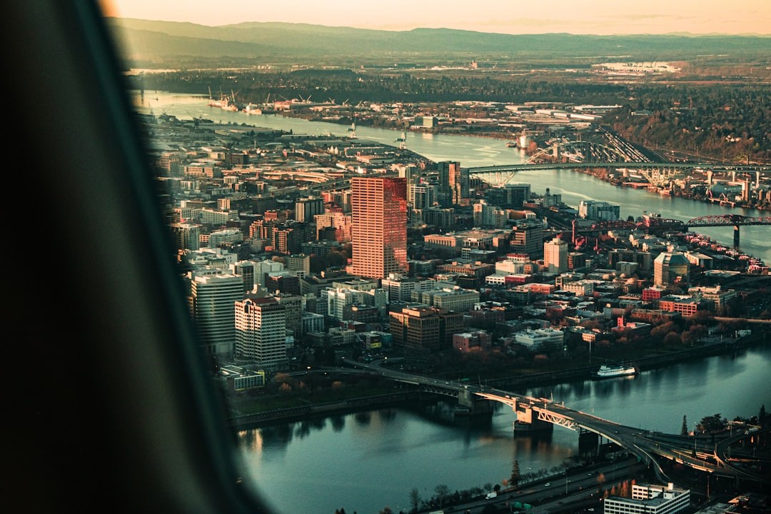 Portland cityscape and skyline